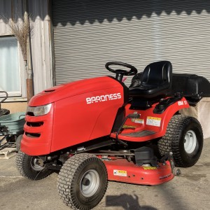 【中古】バロネス 乗用3連ロータリーモア GM117A | 22.3馬力 簡易整備・動作確認済